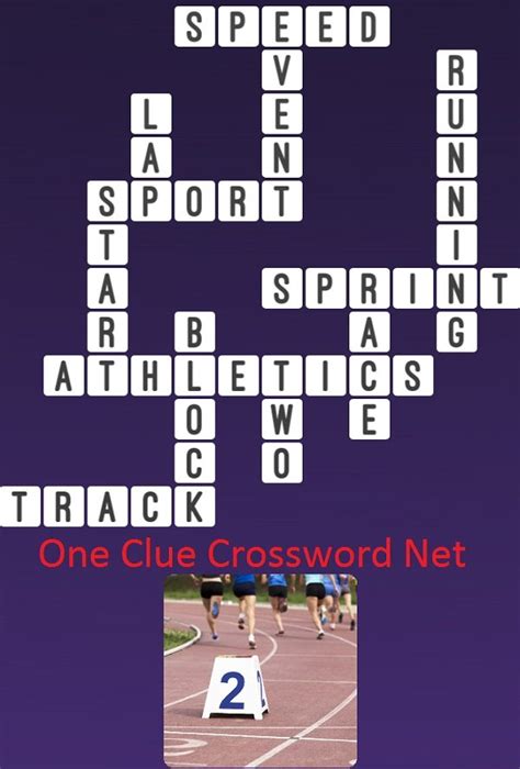 sprint crossword clue